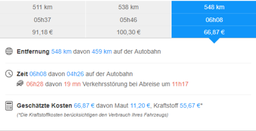 Tipp: Michelin Routenplaner - ? Arne Inside